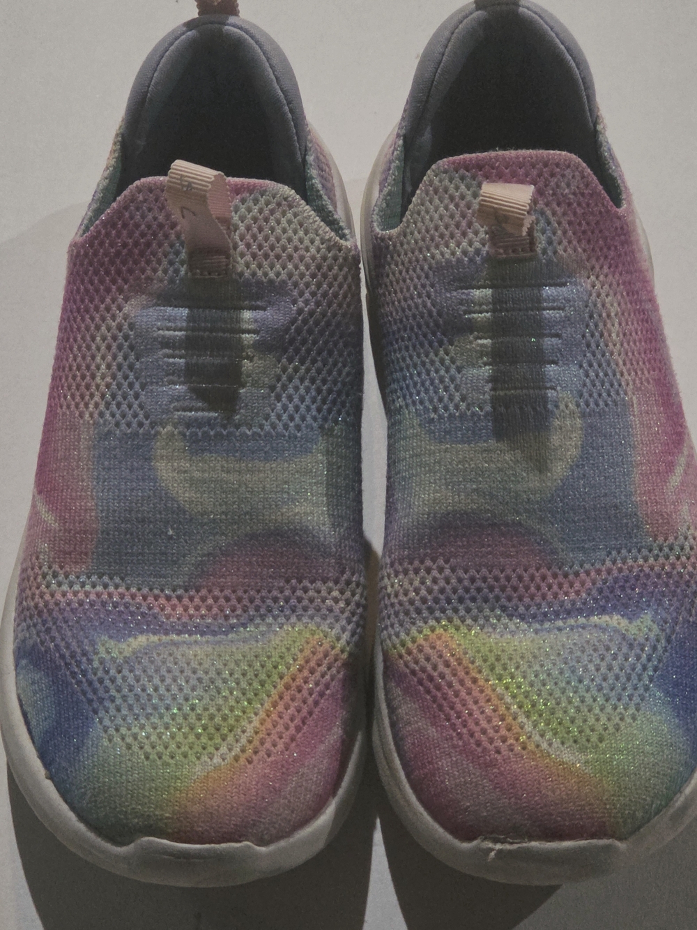Kids Slip-On Sketchers Marbled Shimmer Multicolor